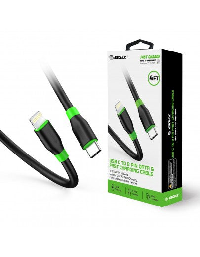 USB-C to USB-C Fast Charging Cable – 4ft Soft TPE, USB PD Support, Safe & Efficient Charging, Universal Compatibility, Tangle-Free & Durable Design