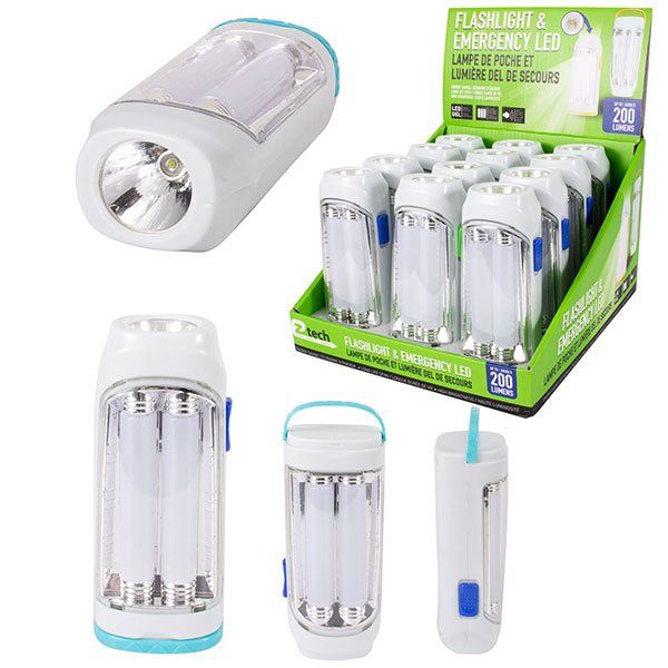 EZ-Tech 48051 LED dual mode flashlight and lantern – main product view