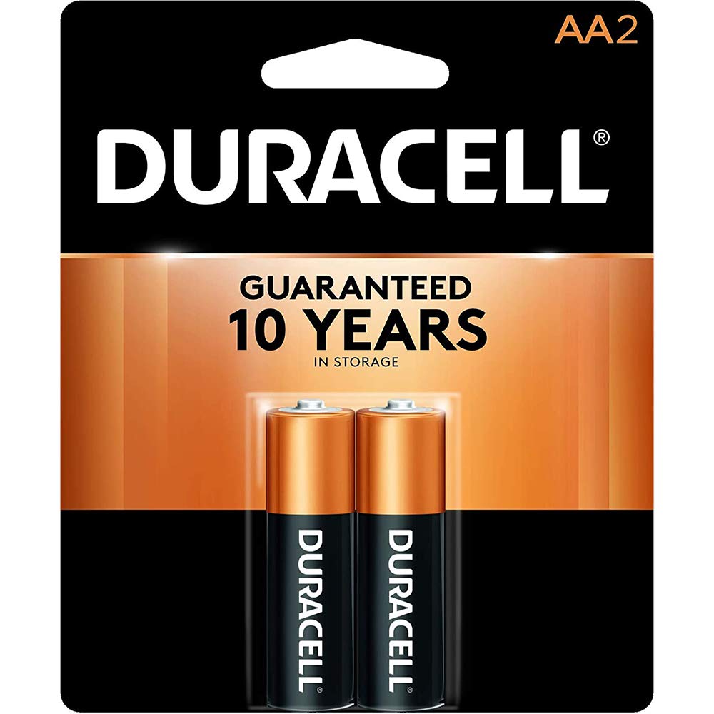 Duracell® Power Boost CopperTop AA Alkaline Batteries – 2-Pack (MN1500B2Z), Long-Lasting Power, Trusted Brand, Guaranteed Quality, Case of 56 Packs