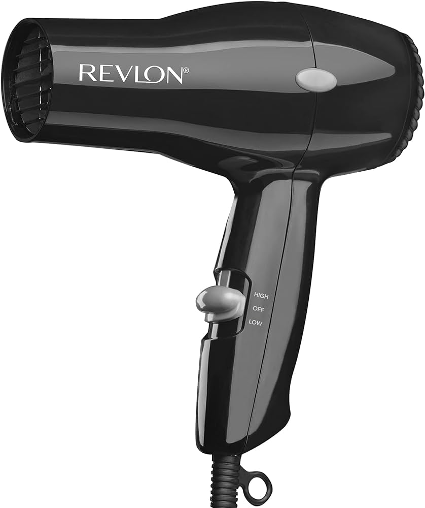 Revlon Turbo Hair Dryer #RVDR5034 – 1875W, Lightweight, 2 Heat/Speed Settings, Compact Design for Quick Styling