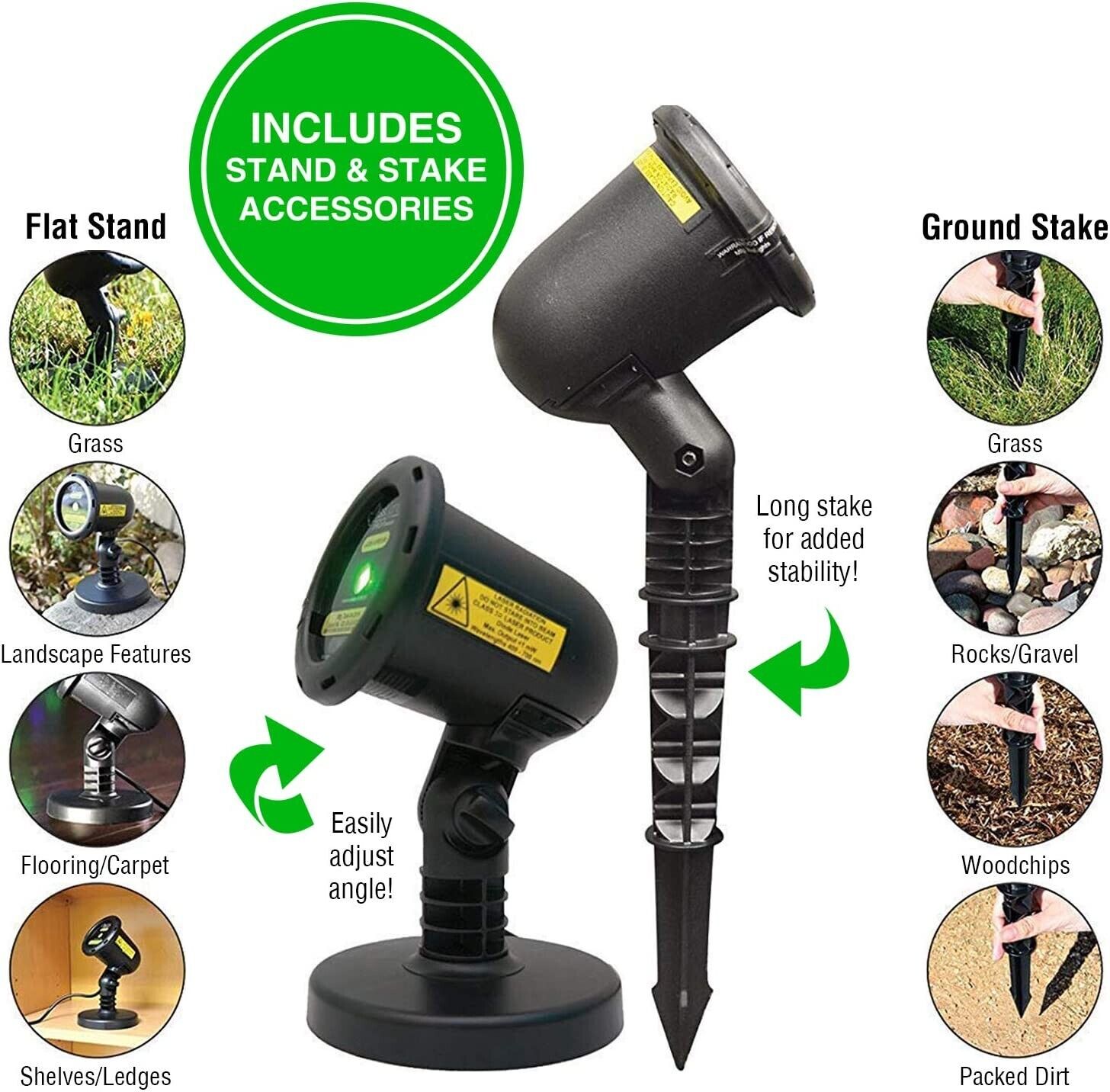 Blisslights Outdoor Smart Spright Firefly Effect Motion Led Laser Light