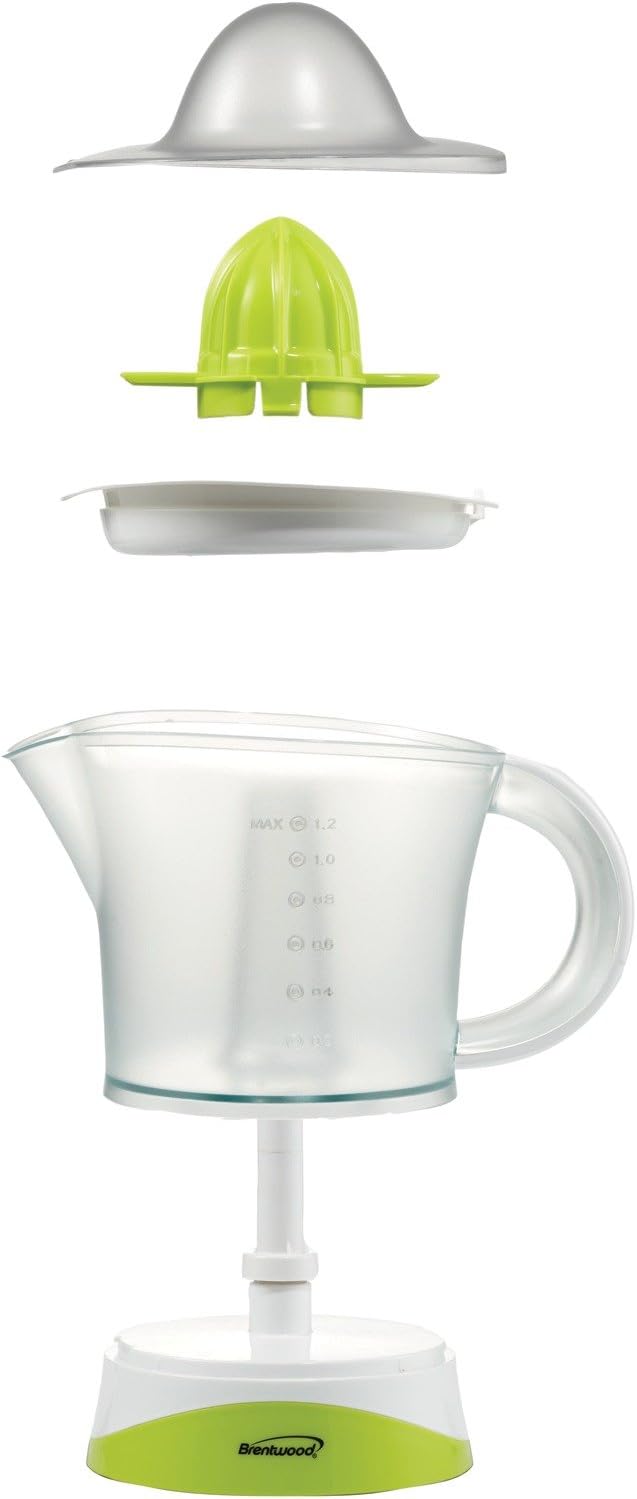 Brentwood J-17 40oz Electric Citrus Juicer, White