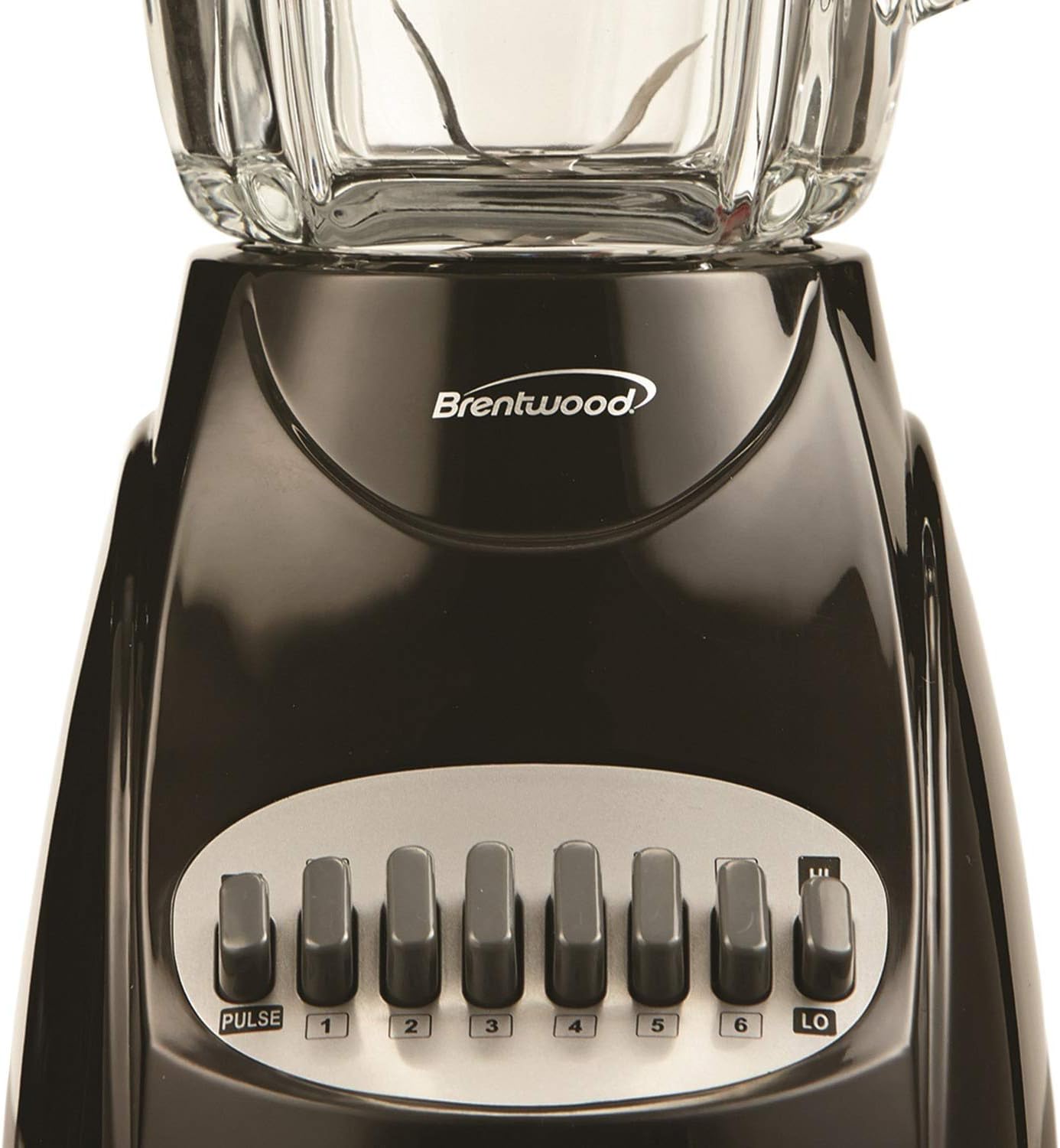 Brentwood JB-920B 12-Speed + Pulse Blender with Glass Jar, Black