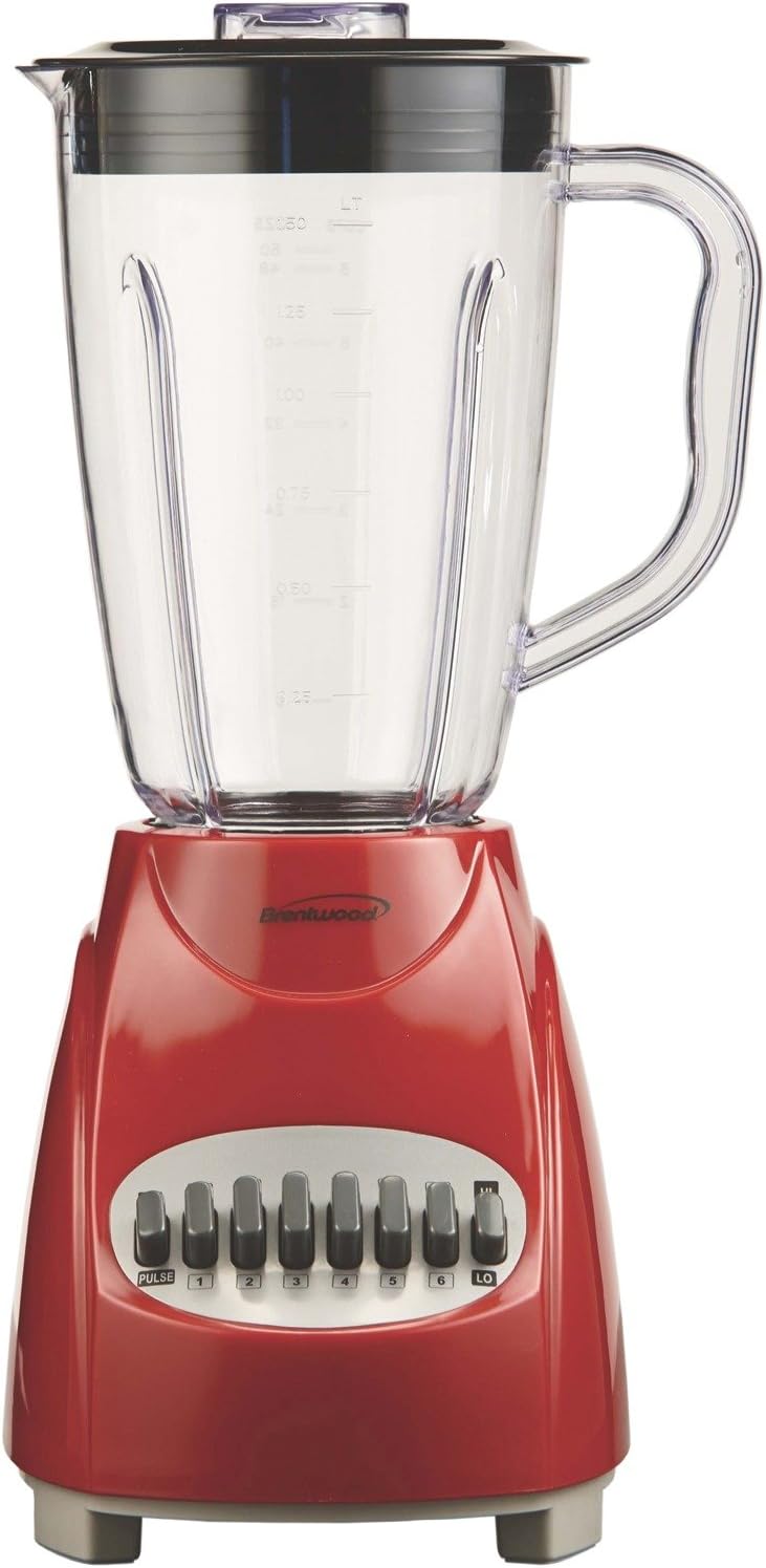 Brentwood Blender 12-Speed, Plus Pulse, Black