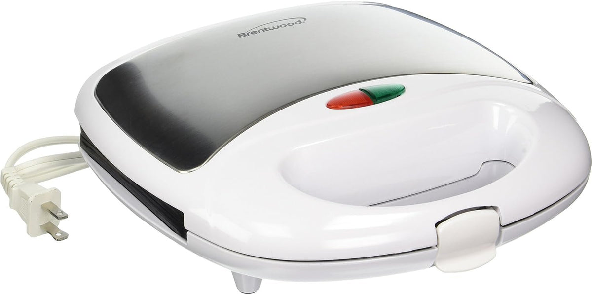 Brentwood TS-240W Non-Stick Dual Sandwich Maker - main product view