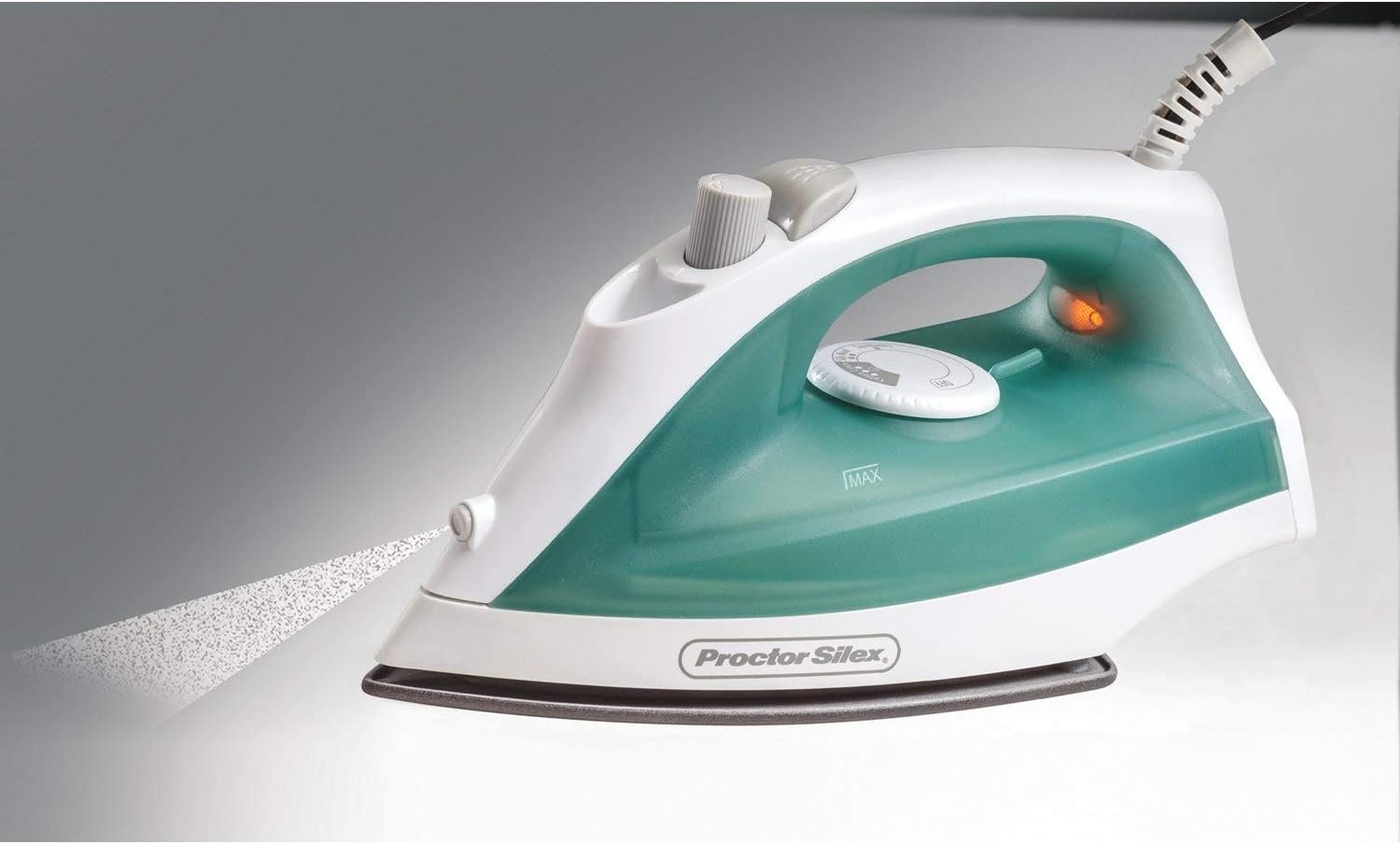 Proctor Silex 17291PS Steam Iron – Lightweight Nonstick Soleplate, Adjustable Steam, White