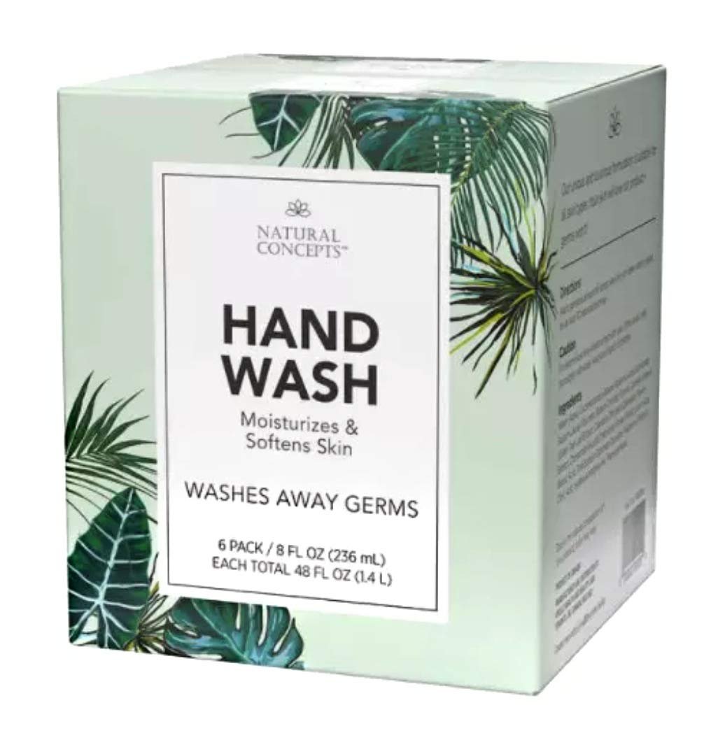 Natural Concepts hand wash 8 oz pump bottles, 6-pack – alternate view 2