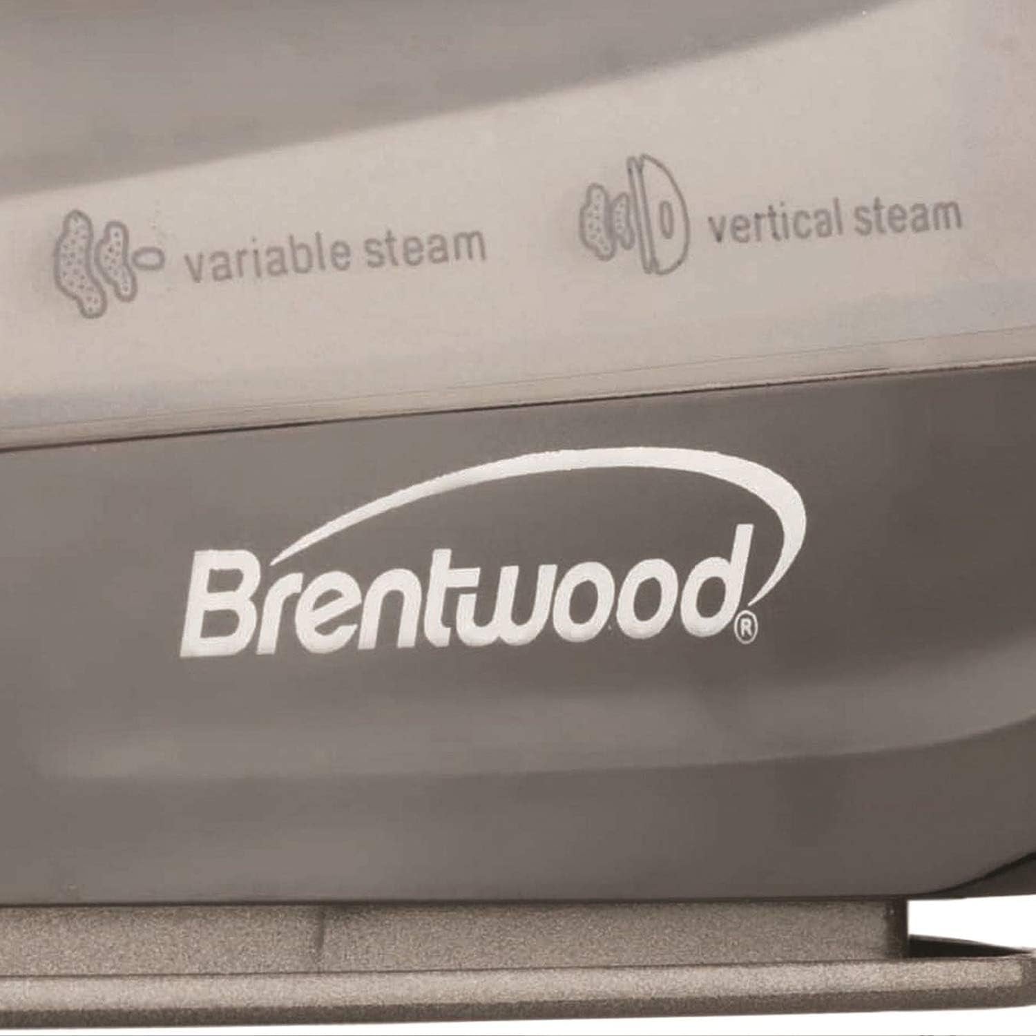 Brentwood Steam Iron Non-Stick, 1000-watt, Red