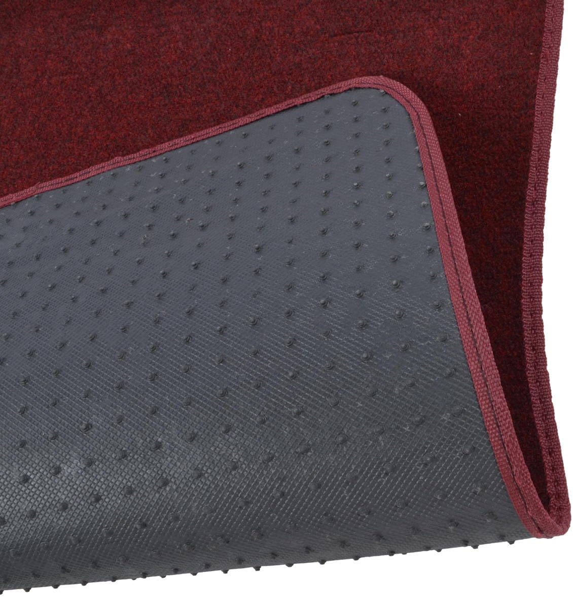 BDK MT-100-BK Classic Carpet Floor Mats for Car & Auto - Universal Fit -Front & Rear with Heelpad (Black)