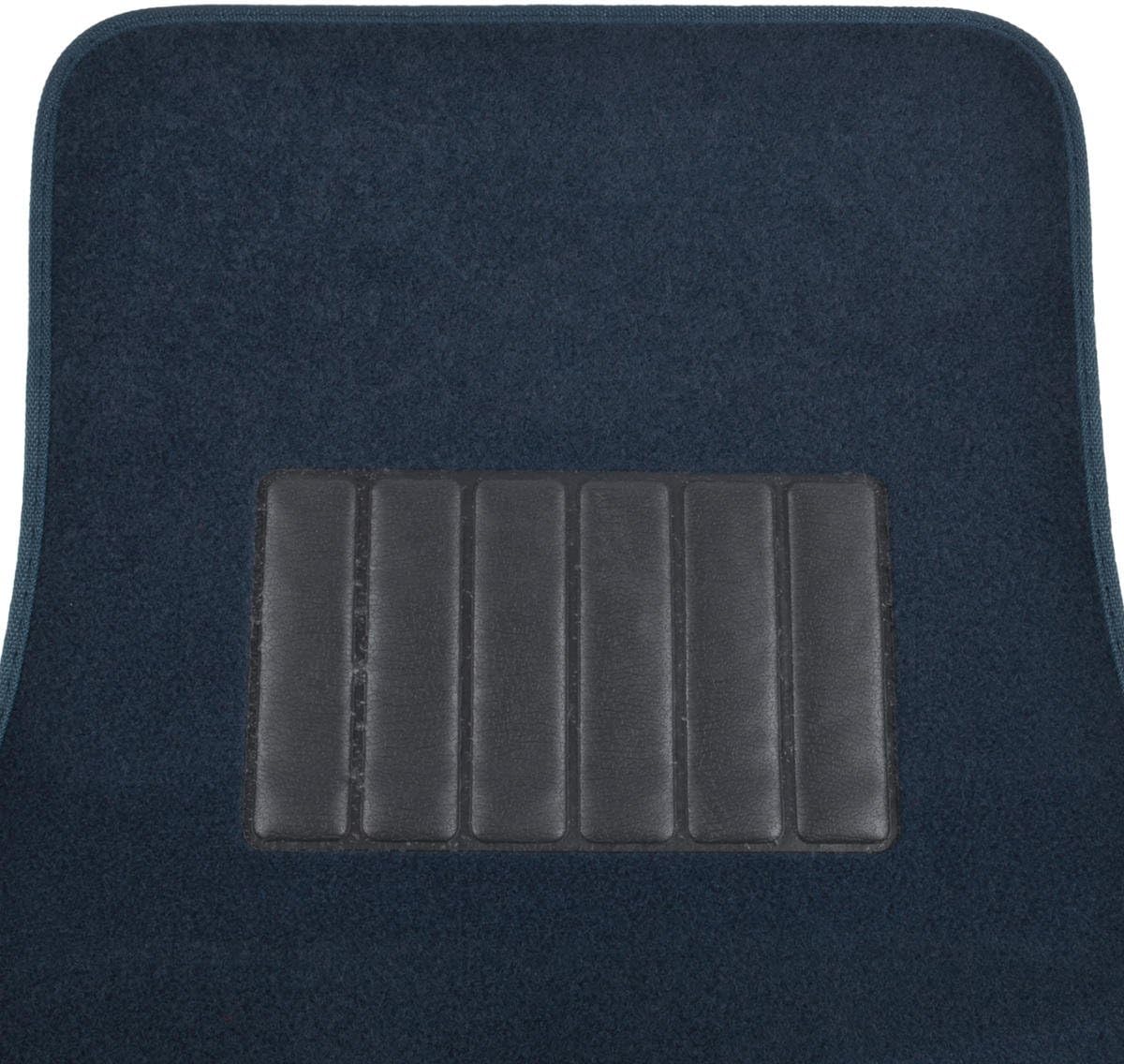 BDK MT-100-BK Classic Carpet Floor Mats for Car & Auto - Universal Fit -Front & Rear with Heelpad (Black)