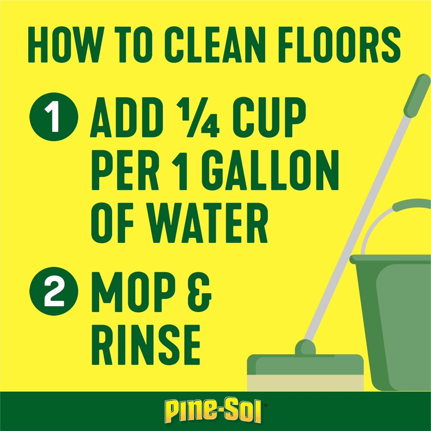 Pine-Sol All Purpose Multi-Surface Cleaner, Original Pine, 60 Ounces Each (Pack of 2) (Package May Vary)