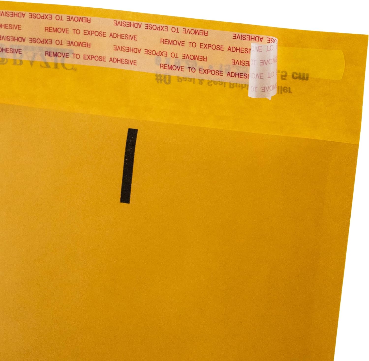 BAZIC Kraft Bubble Mailers #0 6"x9.25" Self Seal Closure, Padded Cushion Envelope, Yellow Mailing Shipping Envelopes Paper Bag (4/Pack) (24-Packs) (96 Envelopes Total)
