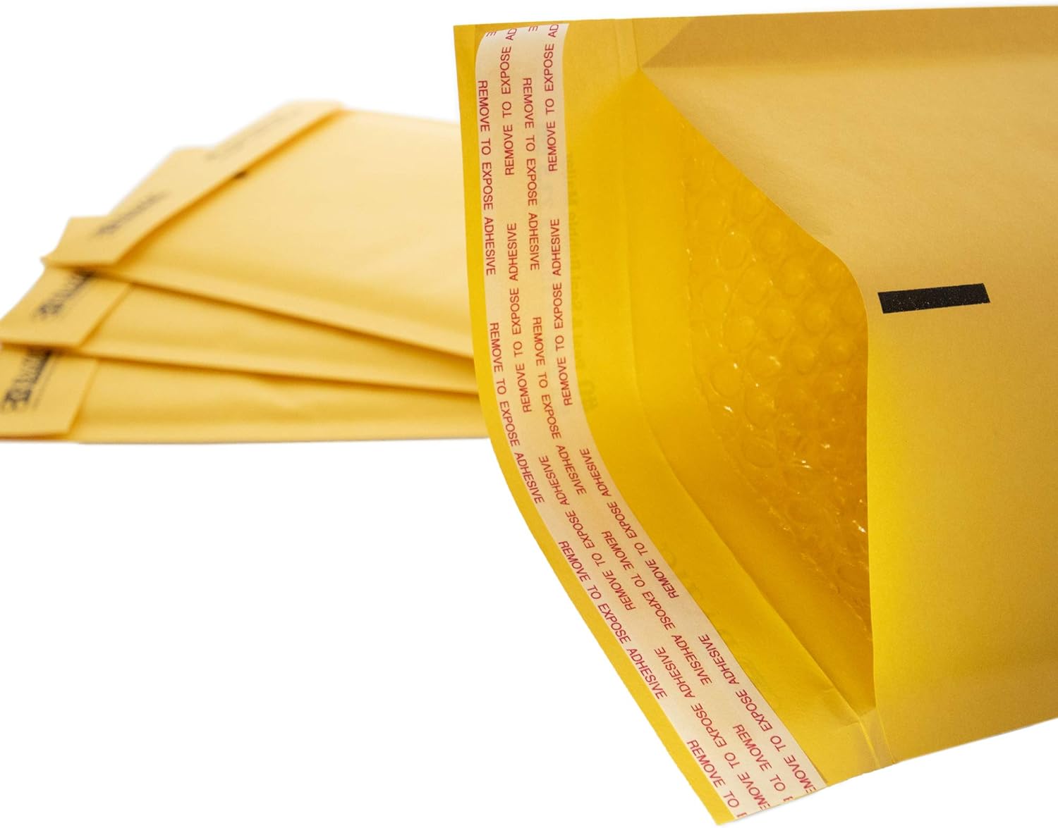 BAZIC Kraft Bubble Mailers #0 6"x9.25" Self Seal Closure, Padded Cushion Envelope, Yellow Mailing Shipping Envelopes Paper Bag (4/Pack) (24-Packs) (96 Envelopes Total)