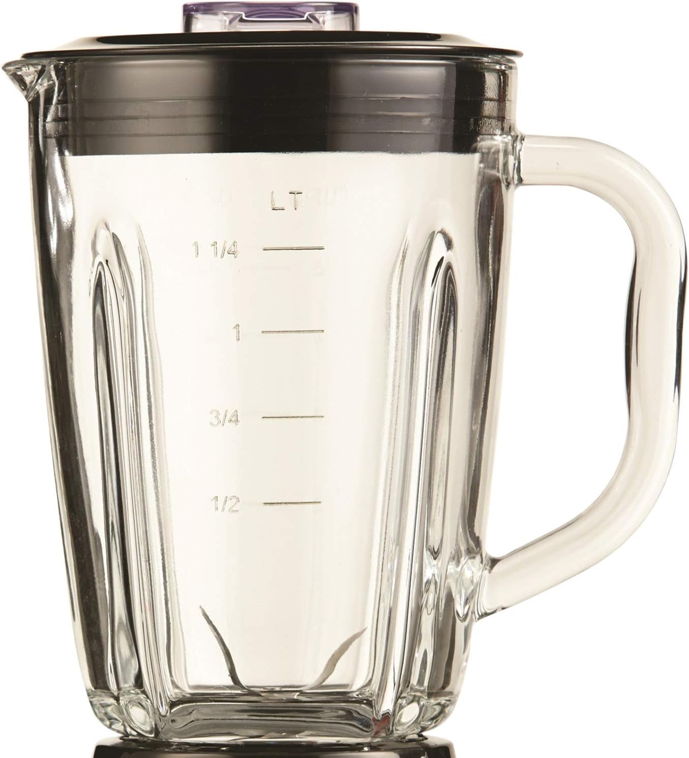 Brentwood JB-920B 12-Speed + Pulse Blender with Glass Jar, Black