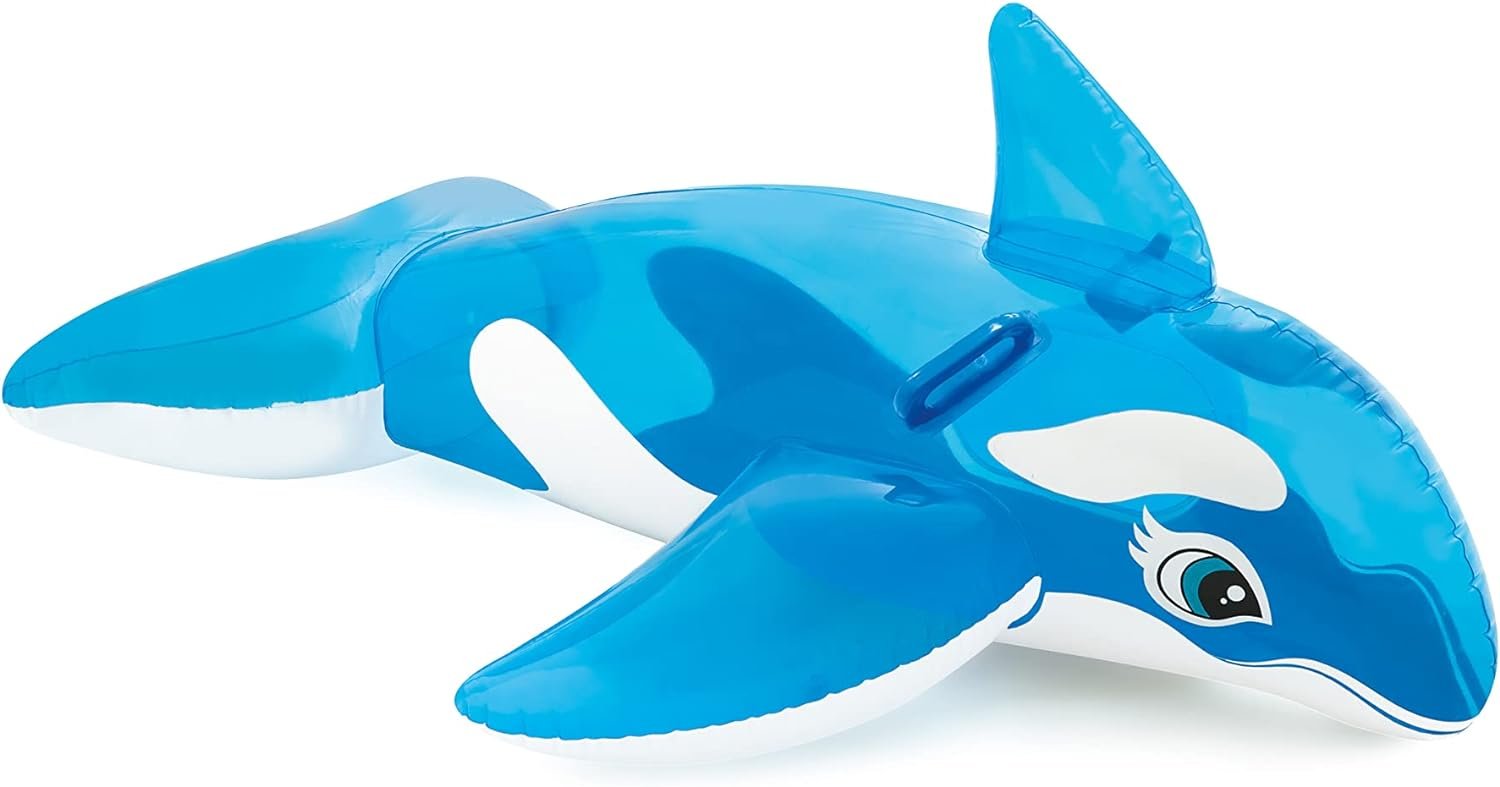 Intex Lil' Whale Ride-On, 60" X 45", for Ages 3+